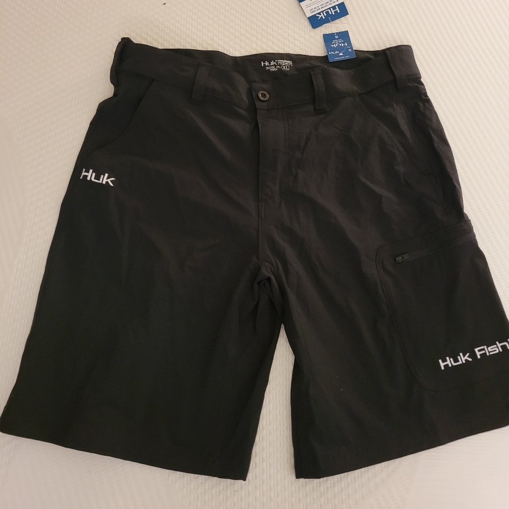 Huk Fishing 10.5" Shorts XL Black